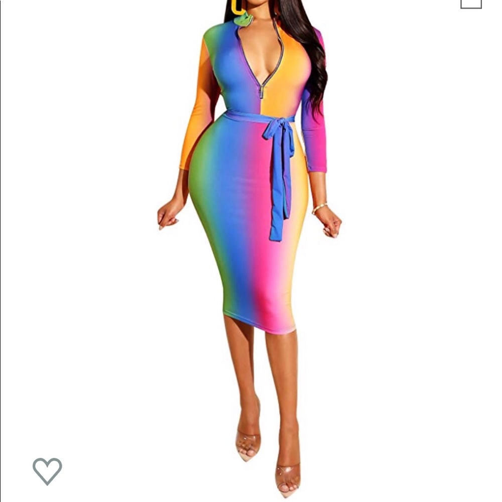 Rainbow dress